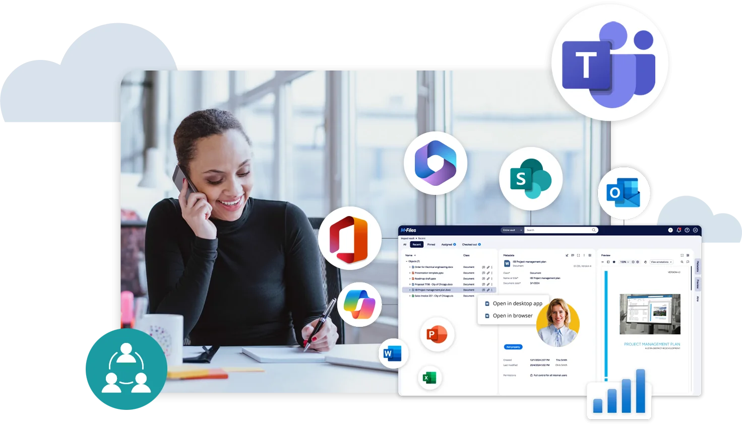 Website-image-Teams-woman-screen-narrow-stroke
